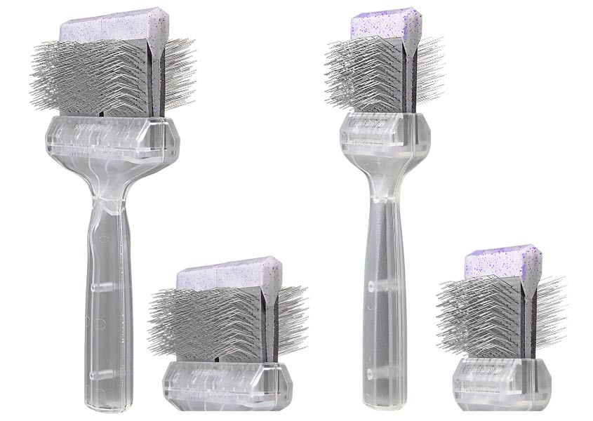  ActiVet Bürste Stark (lila Flitter), 2in1 Bürste (Bürsten/Striegel)