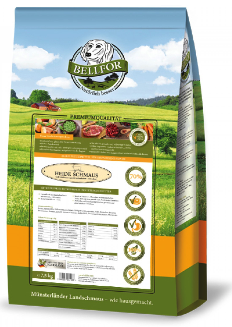 Bellfor Heide-Schmaus, Weidelamm+Wildkaninchen 7.5 kg
