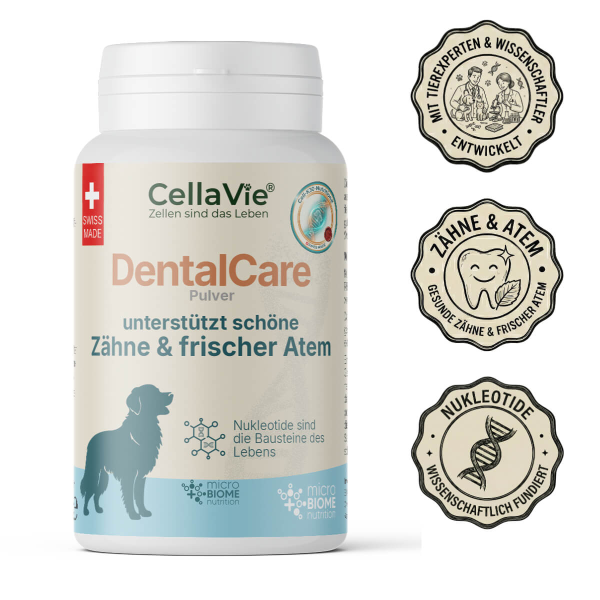 CellaVie® Hund DentalCare Pulver 130g
