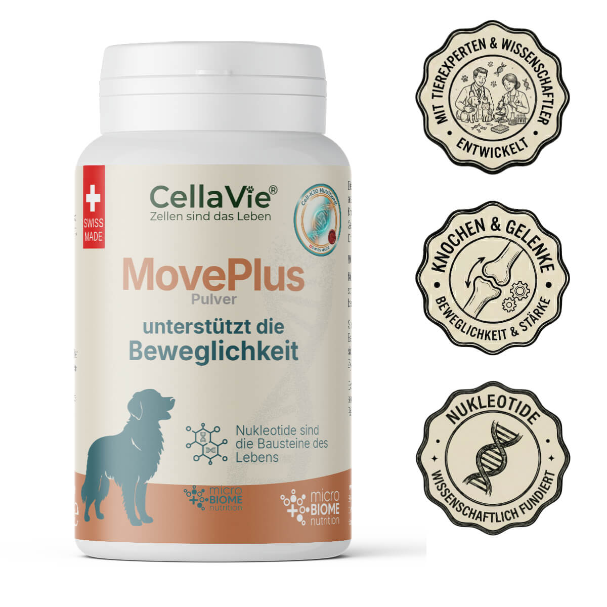 CellaVie® Hund MovePlus Gelenkpulver 130g