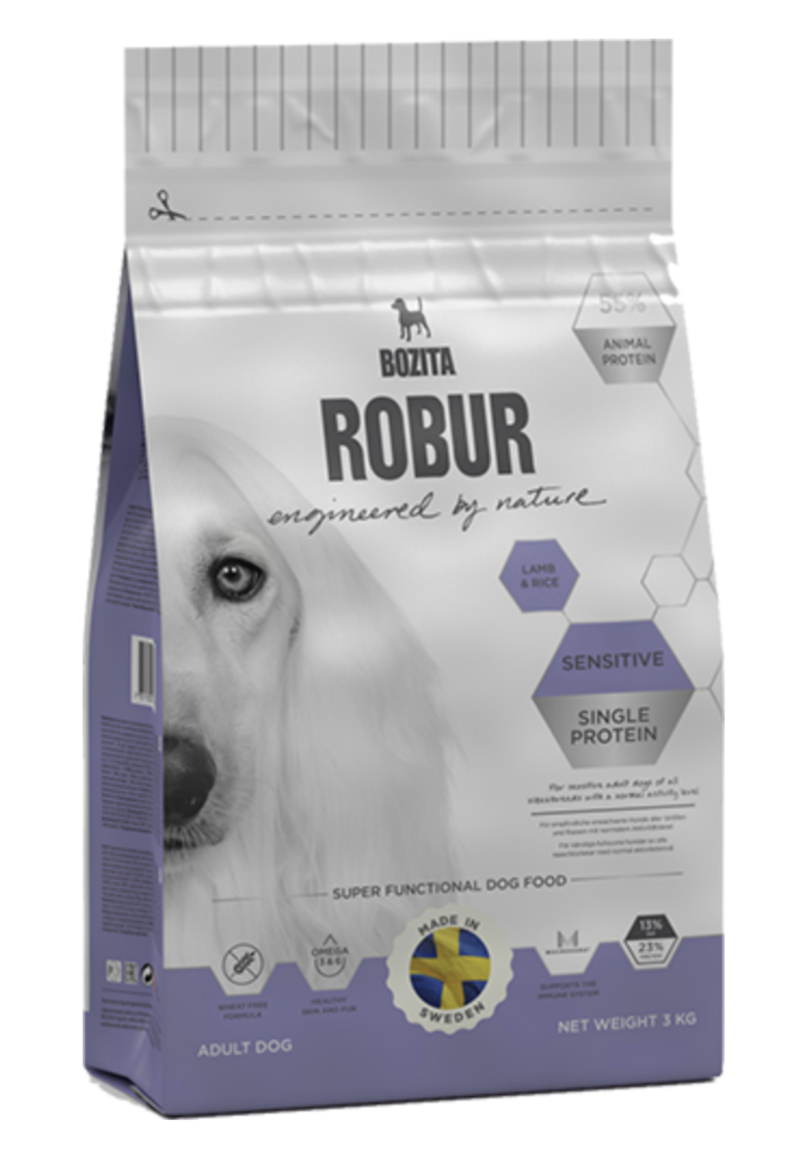 Robur Sensitive Lamm & Reis Single Protein