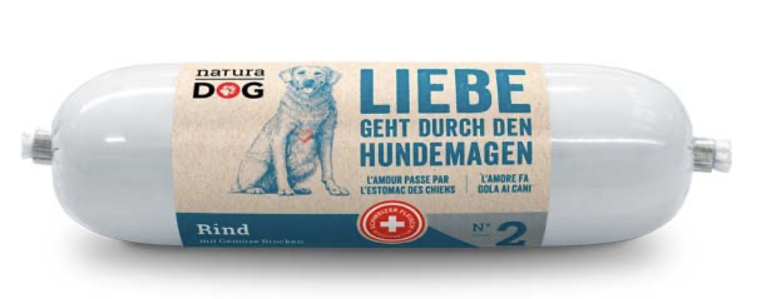 Natura Dog Rind mit Gemüse Brocken