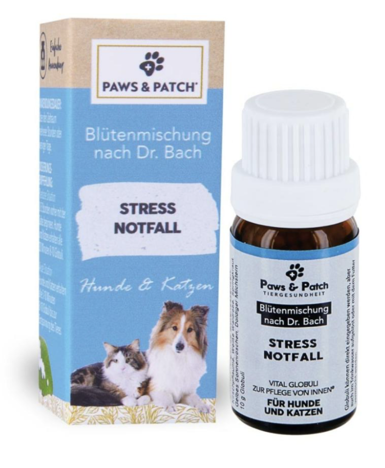 Paws and Patch Bach-Blütenmischung Stress+Notfall 10g