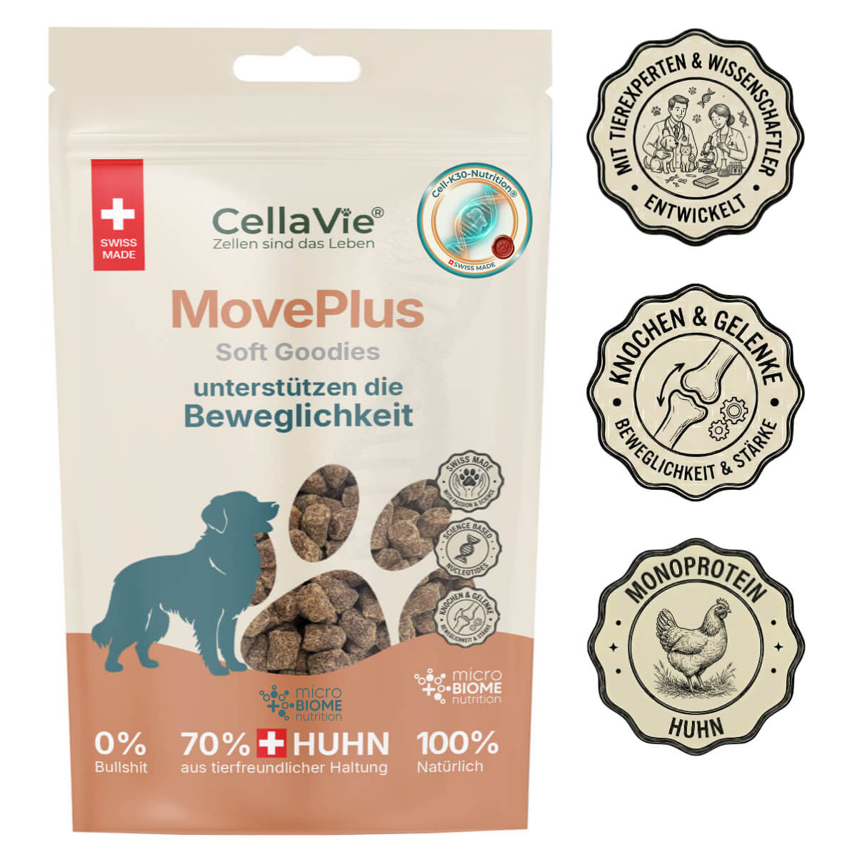 CellaVie® Hund MovePlus Soft Goodies 90g
