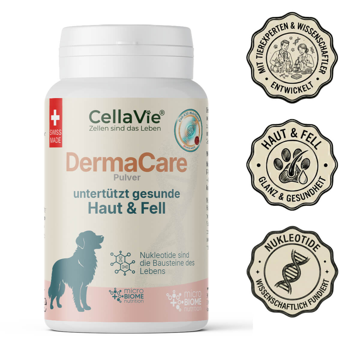 CellaVie® Hund DermaCare Pulver 140g