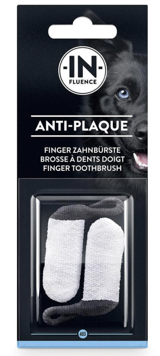  Anti​-​Plaque Finger Zahnbürste für Hunde (2 Stk.)