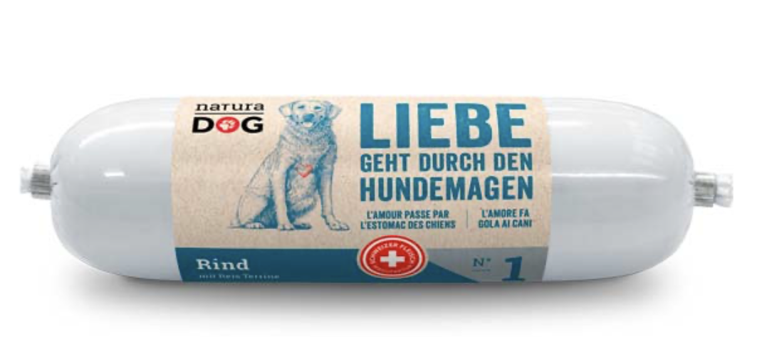 Natura Dog Rind mit Reis Terrine